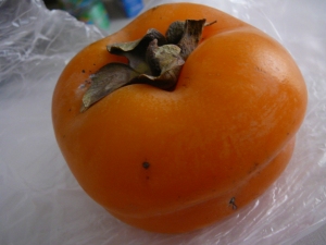 A very soft persimmon